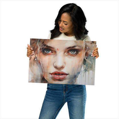 Abstract Portrait Poster