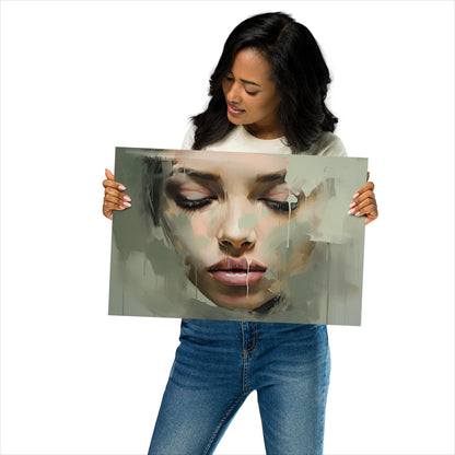 Abstract Portrait Poster