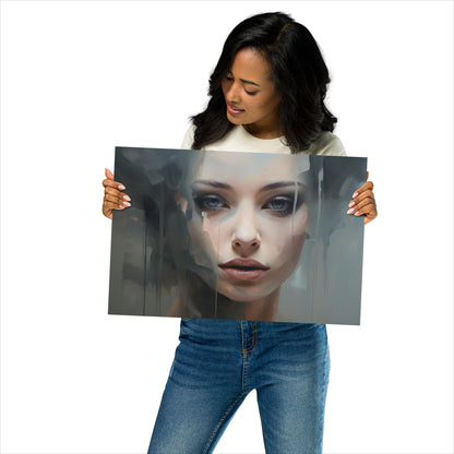 Abstract Portrait Poster