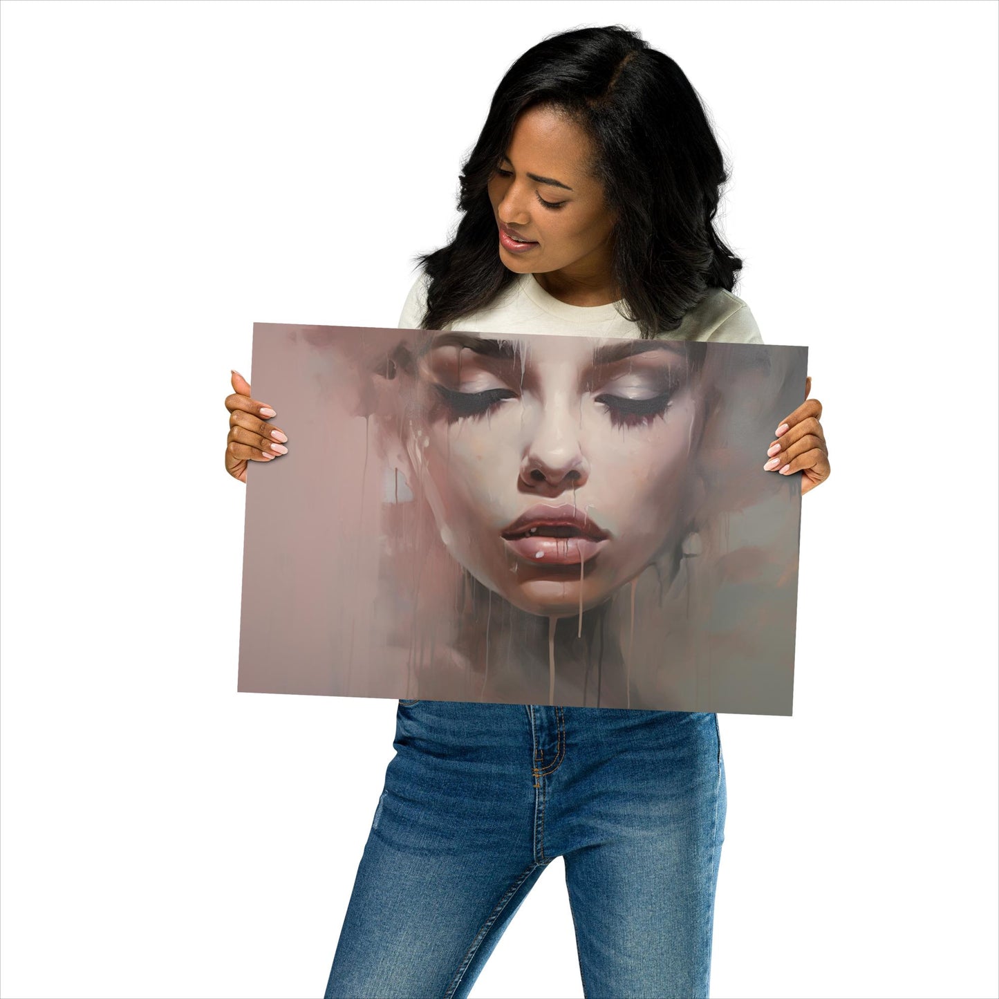 Abstract Portrait Poster