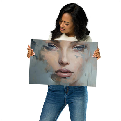 Abstract Portrait Poster