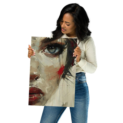 Abstract Portrait Poster