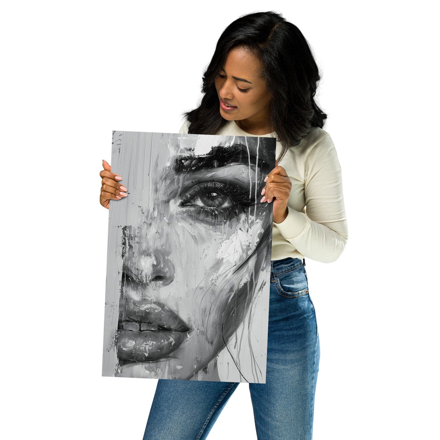 Abstract Portrait Poster