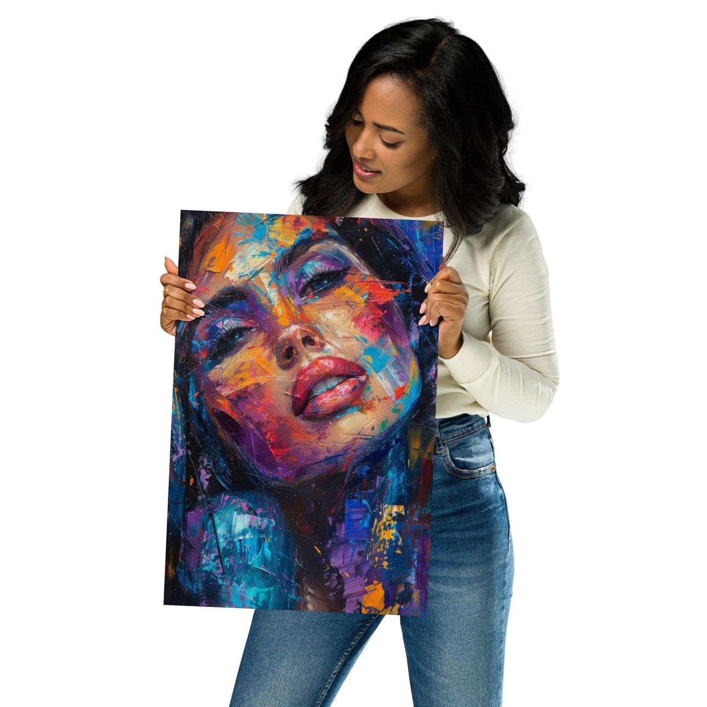 Abstract Portrait Poster