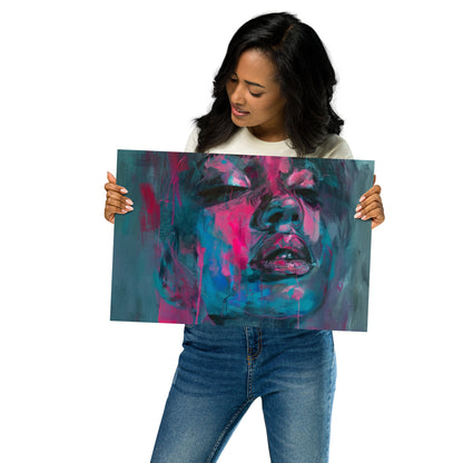 Abstract Portrait Poster