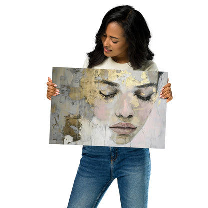 Abstract Portrait Poster