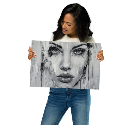 Abstract Portrait Poster