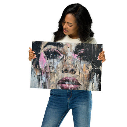 Abstract Portrait Poster