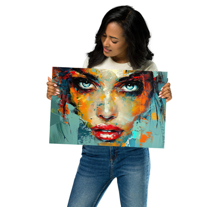 Abstract Portrait Poster