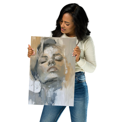 Abstract Portrait Poster