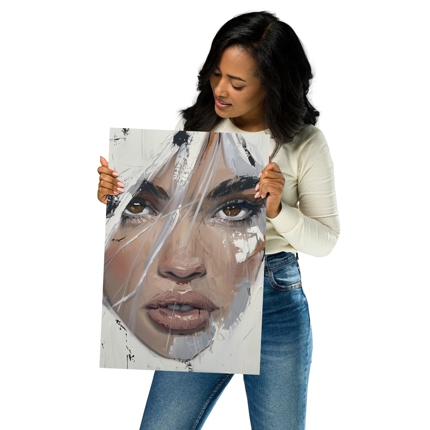 Abstract Portrait Poster