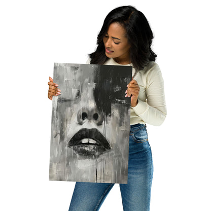 Abstract Portrait Poster