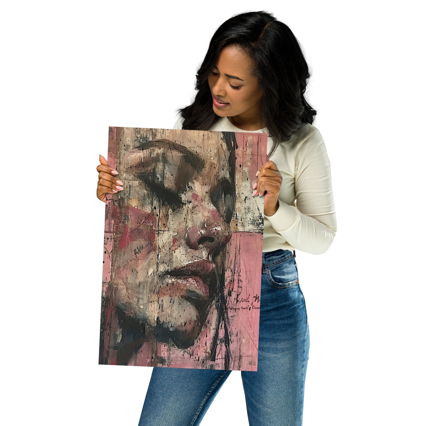 Abstract Portrait Poster