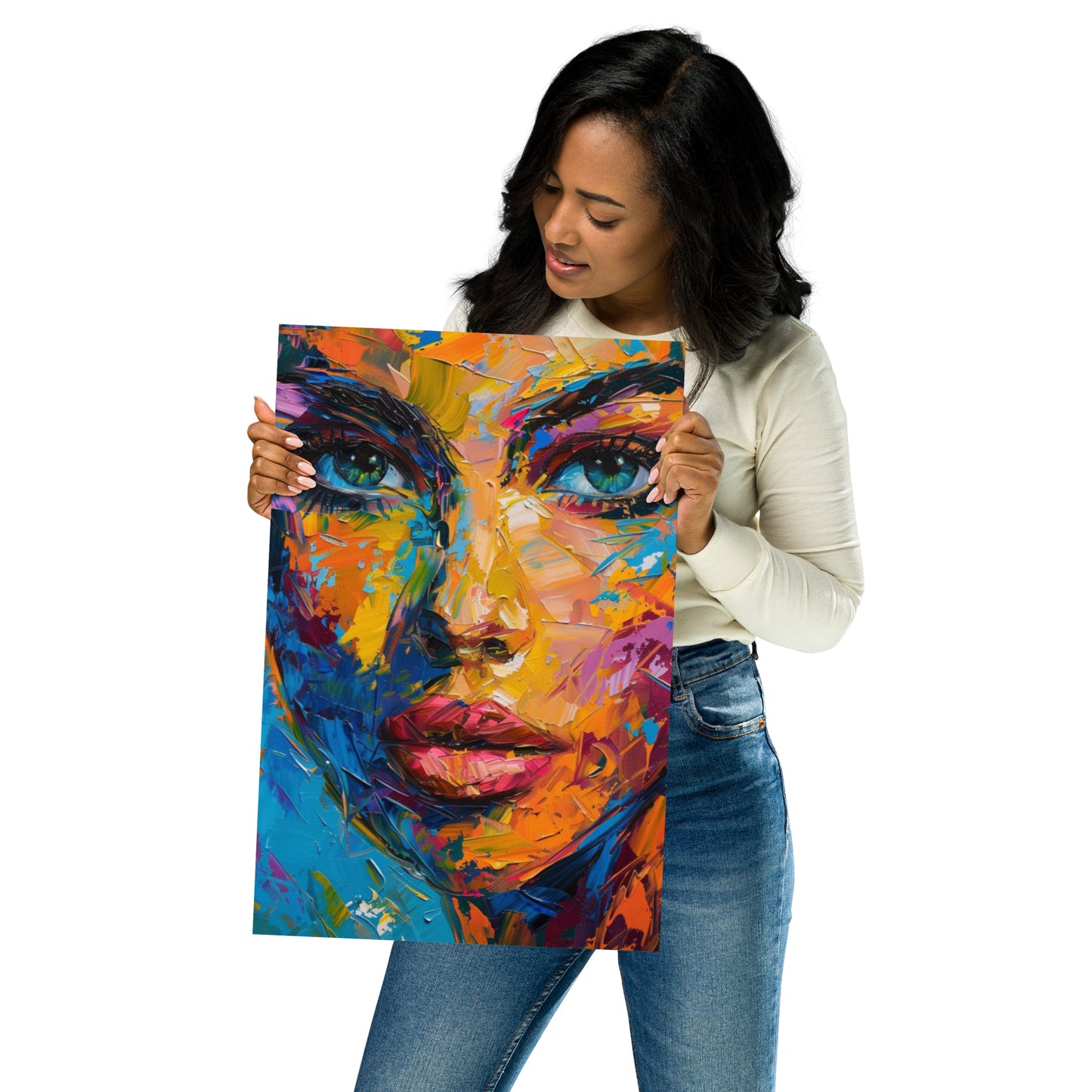 Abstract Portrait Poster