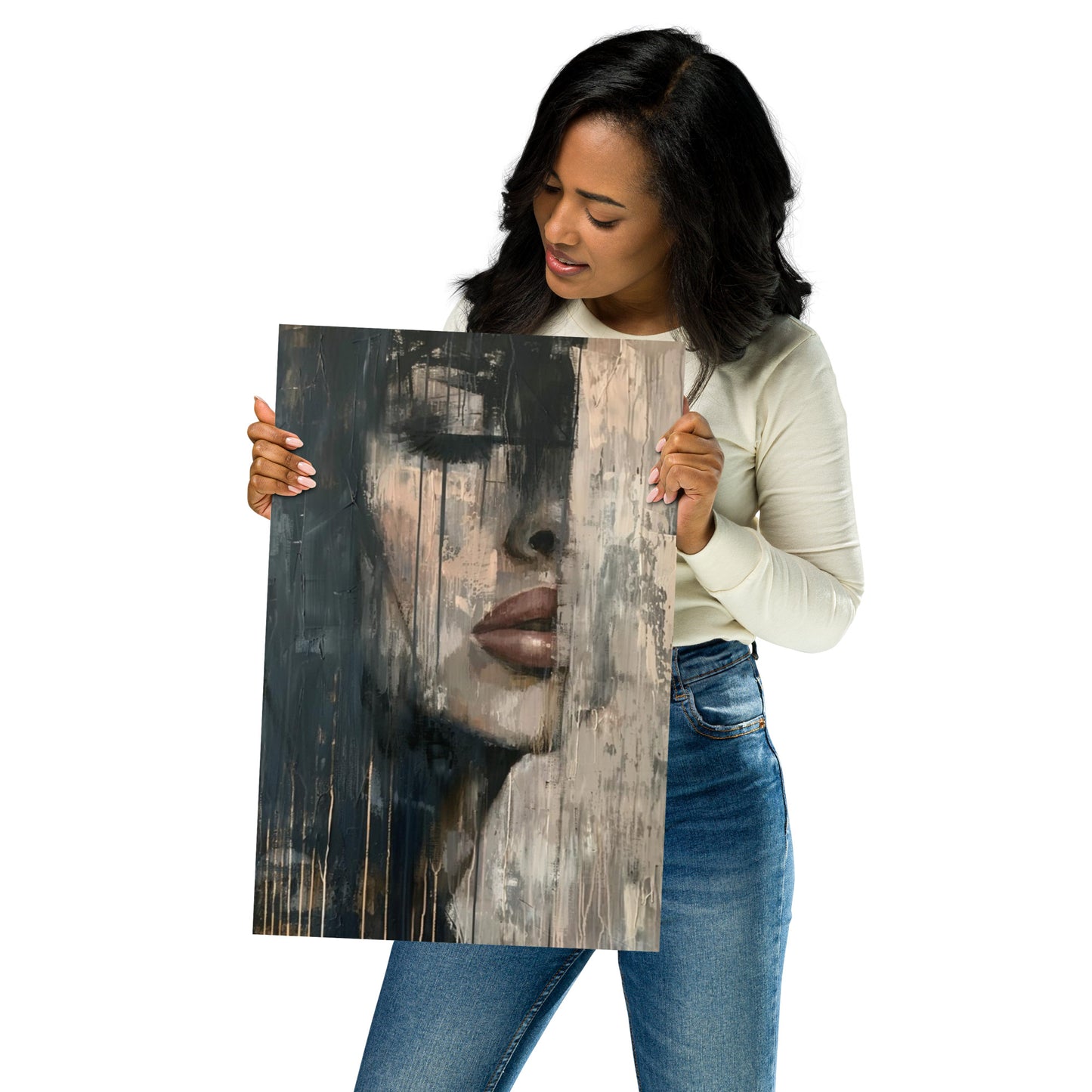 Abstract Portrait Poster