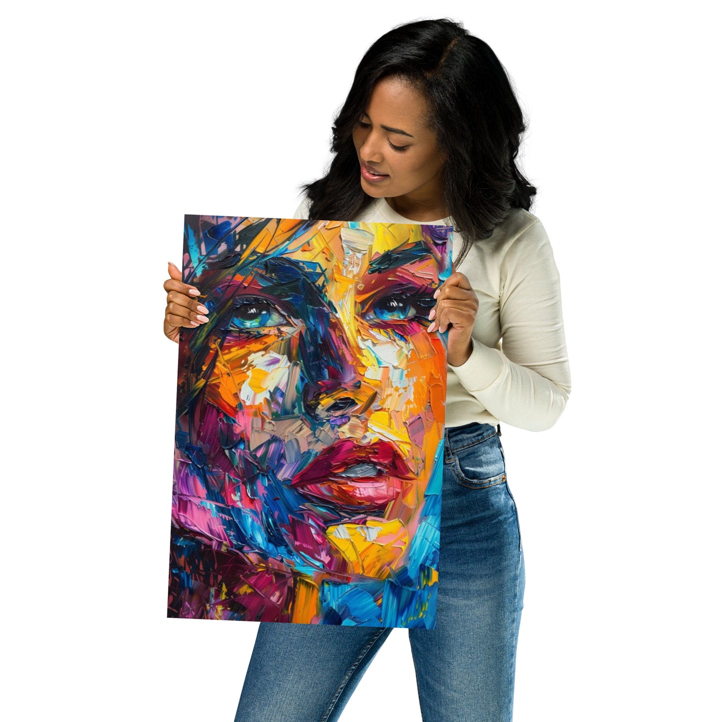 Abstract Portrait Poster