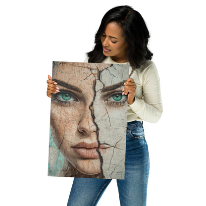 Abstract Portrait Poster