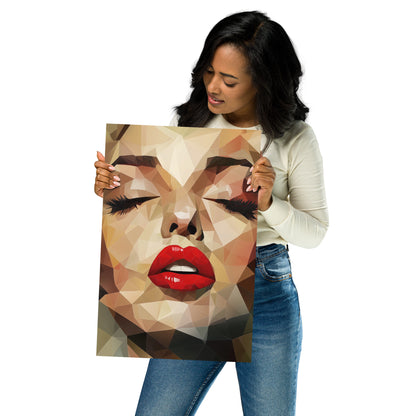 Abstract Portrait Poster