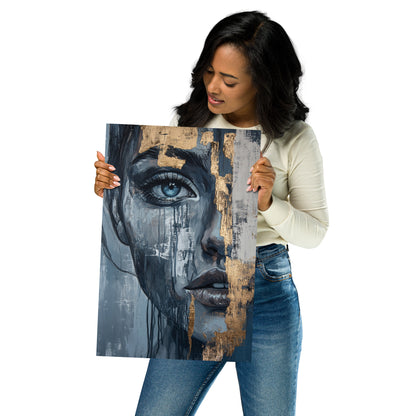 Abstract Portrait Poster