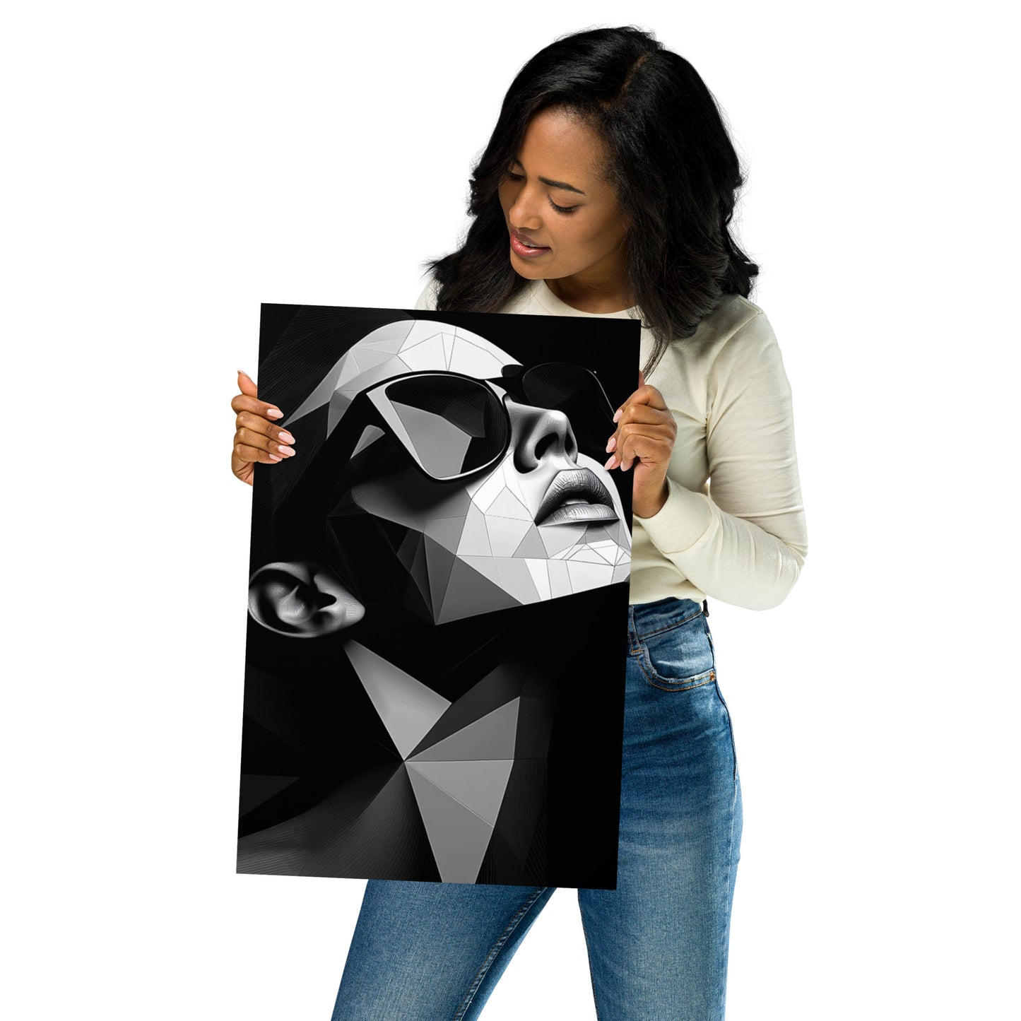 Abstract Portrait Poster