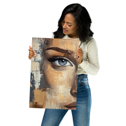 Abstract Portrait Poster