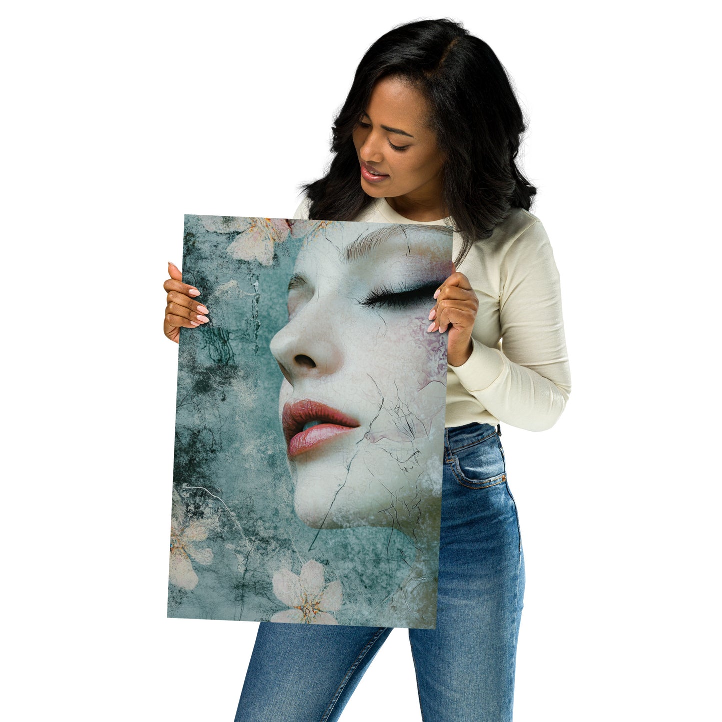 Abstract Portrait Poster