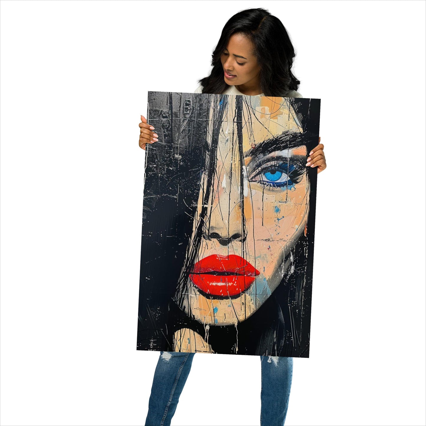 Abstract Portrait Poster