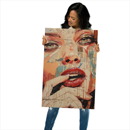 Abstract Portrait Poster