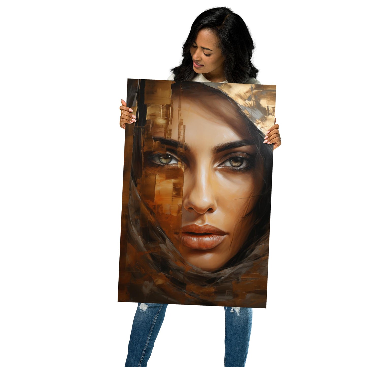 Abstract Portrait Poster