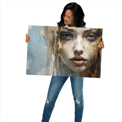 Abstract Portrait Poster