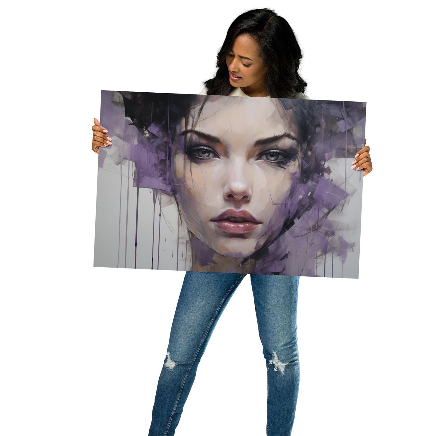 Abstract Portrait Poster