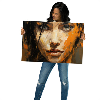 Abstract Portrait Poster