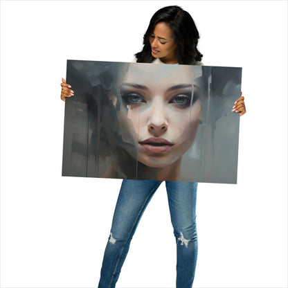 Abstract Portrait Poster