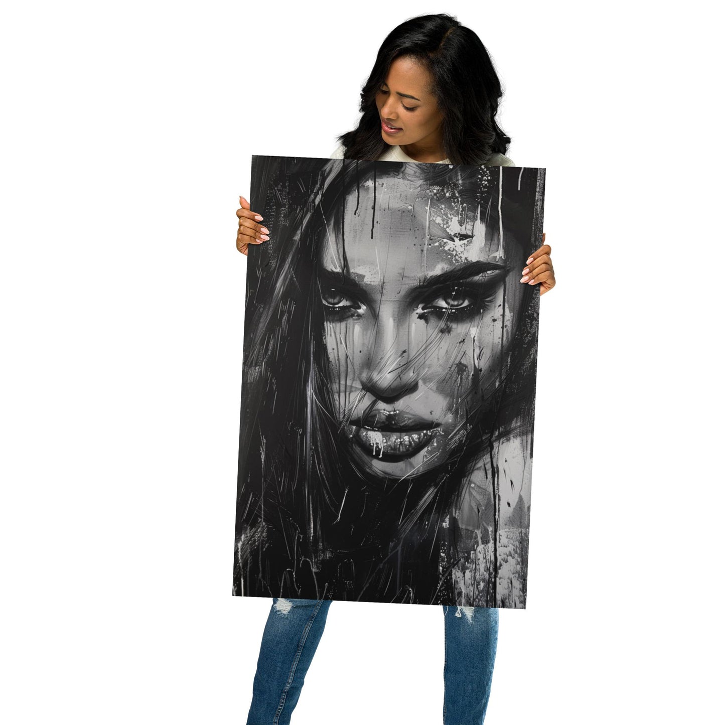 Abstract Portrait Poster