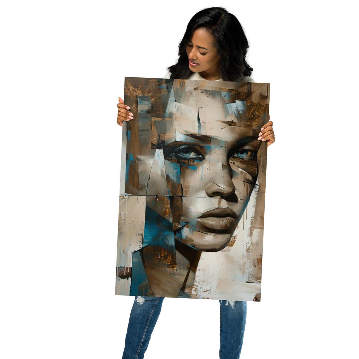 Abstract Portrait Poster