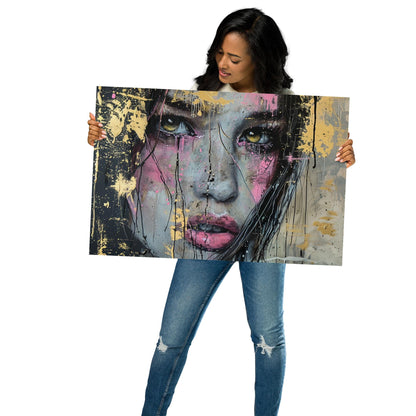 Abstract Portrait Poster