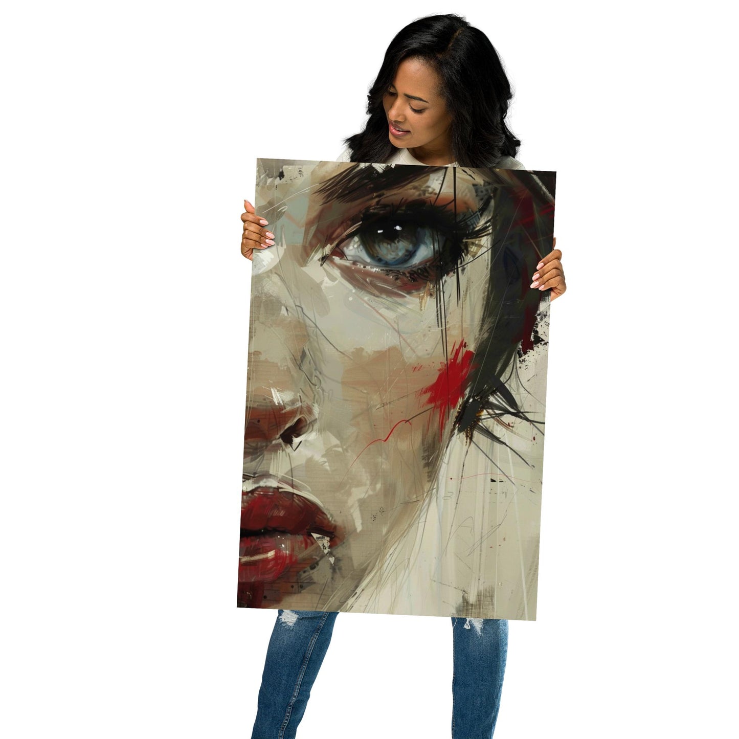 Abstract Portrait Poster