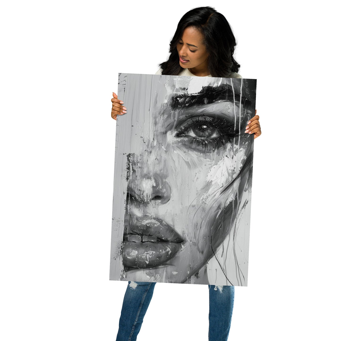 Abstract Portrait Poster