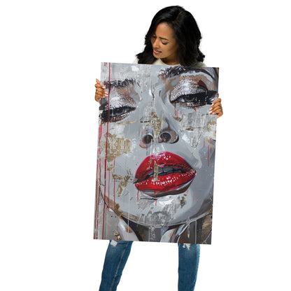 Abstract Portrait Poster