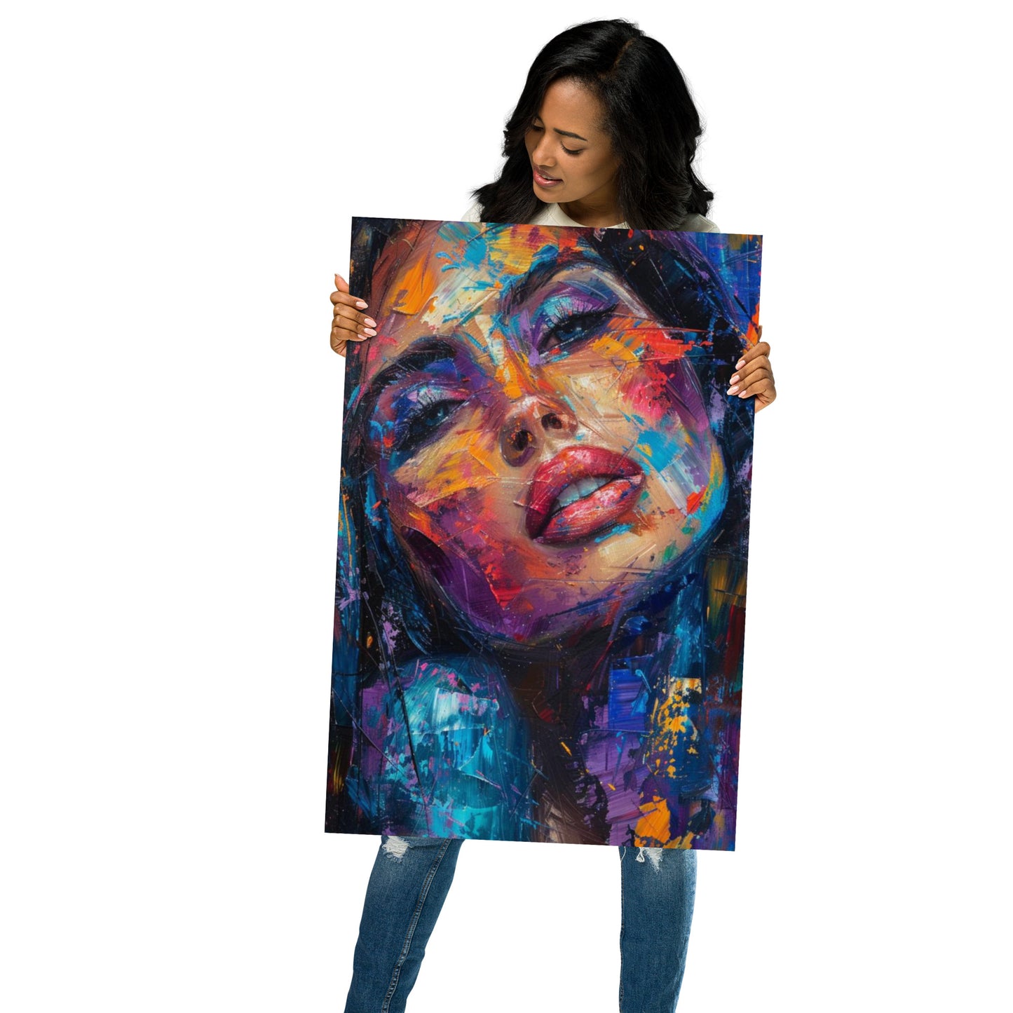 Abstract Portrait Poster