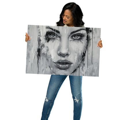 Abstract Portrait Poster