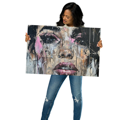 Abstract Portrait Poster