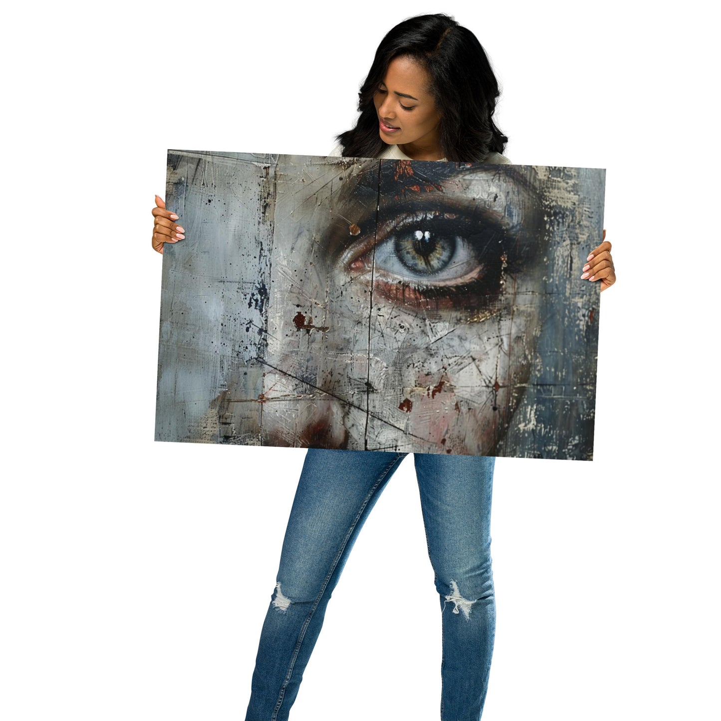 Abstract Portrait Poster