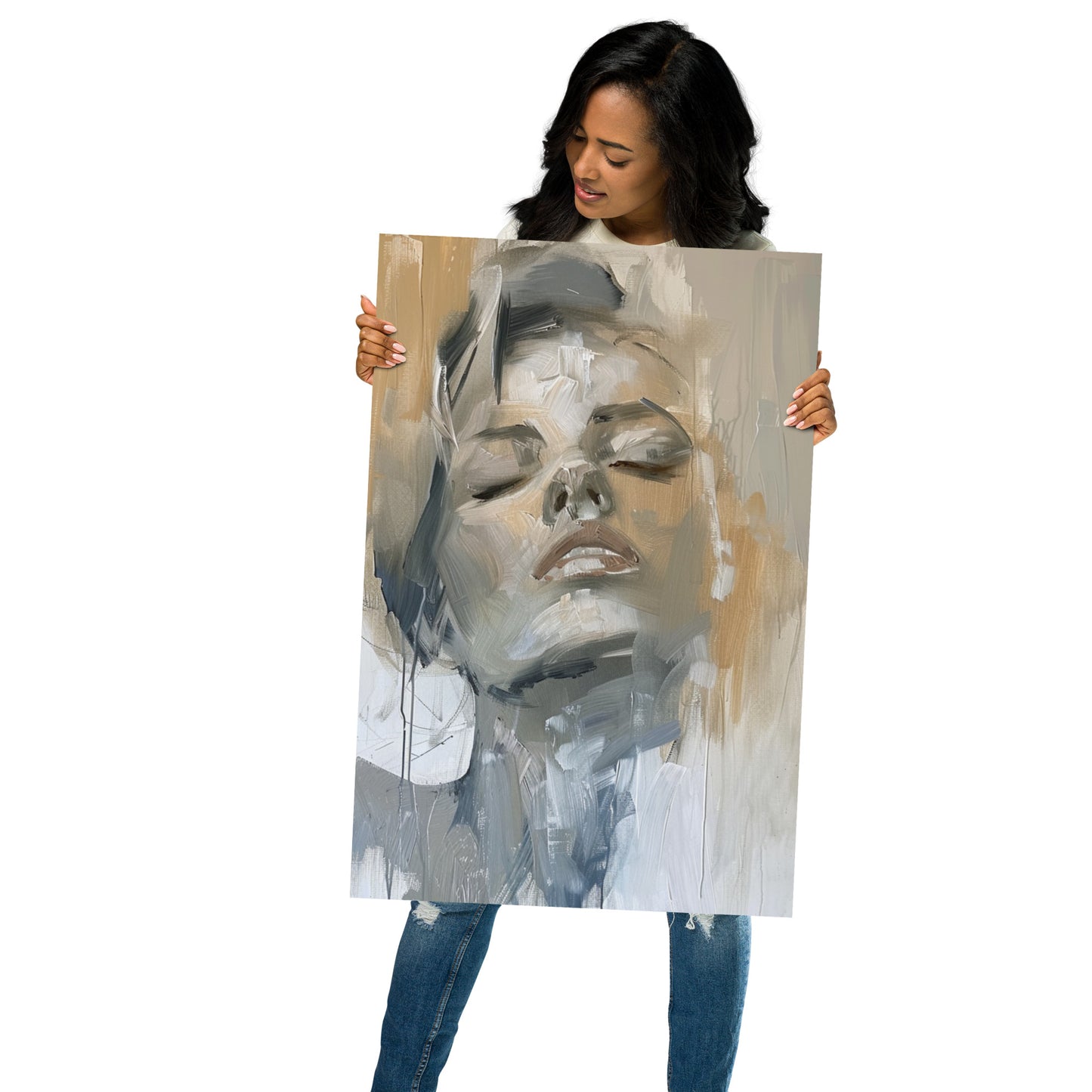 Abstract Portrait Poster