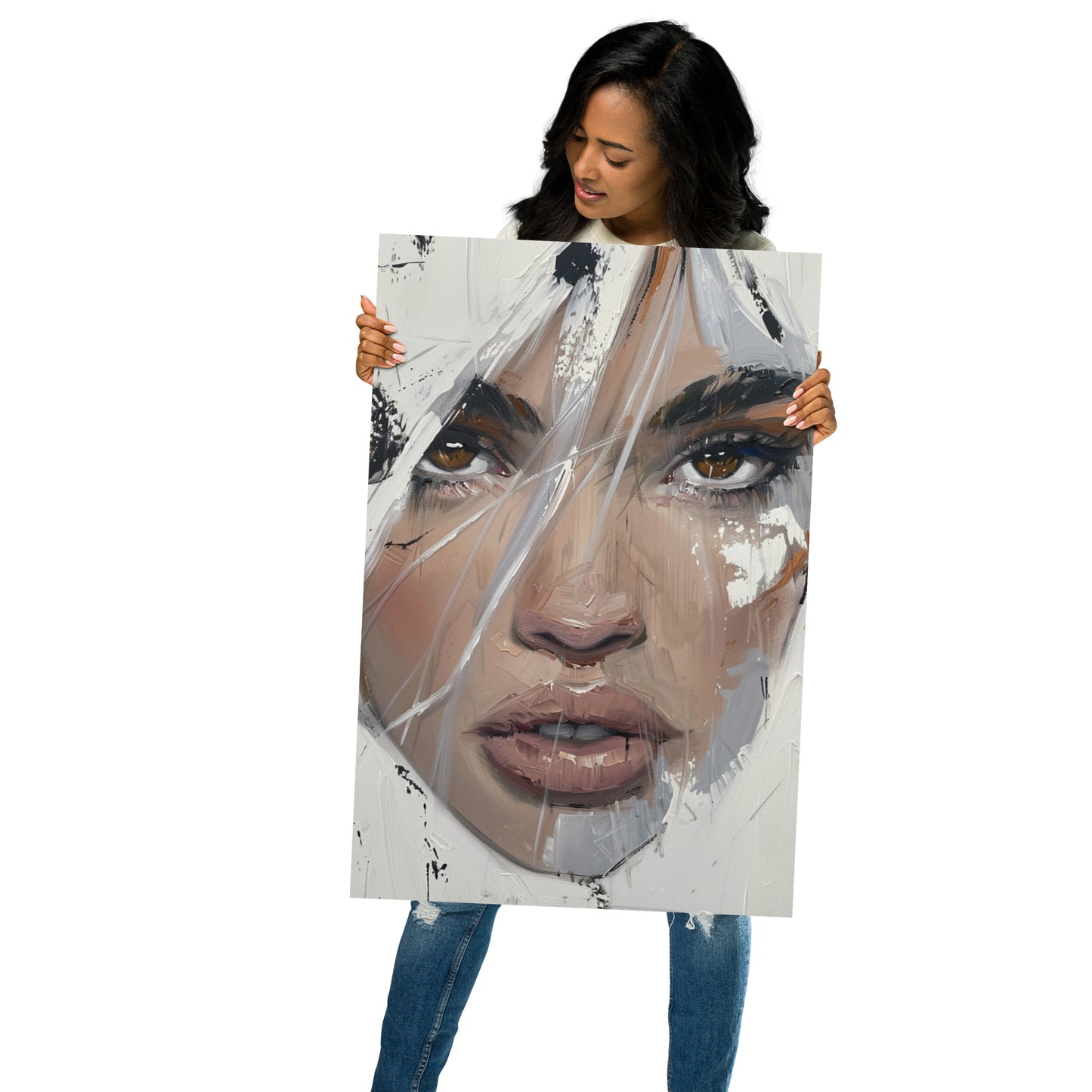 Abstract Portrait Poster