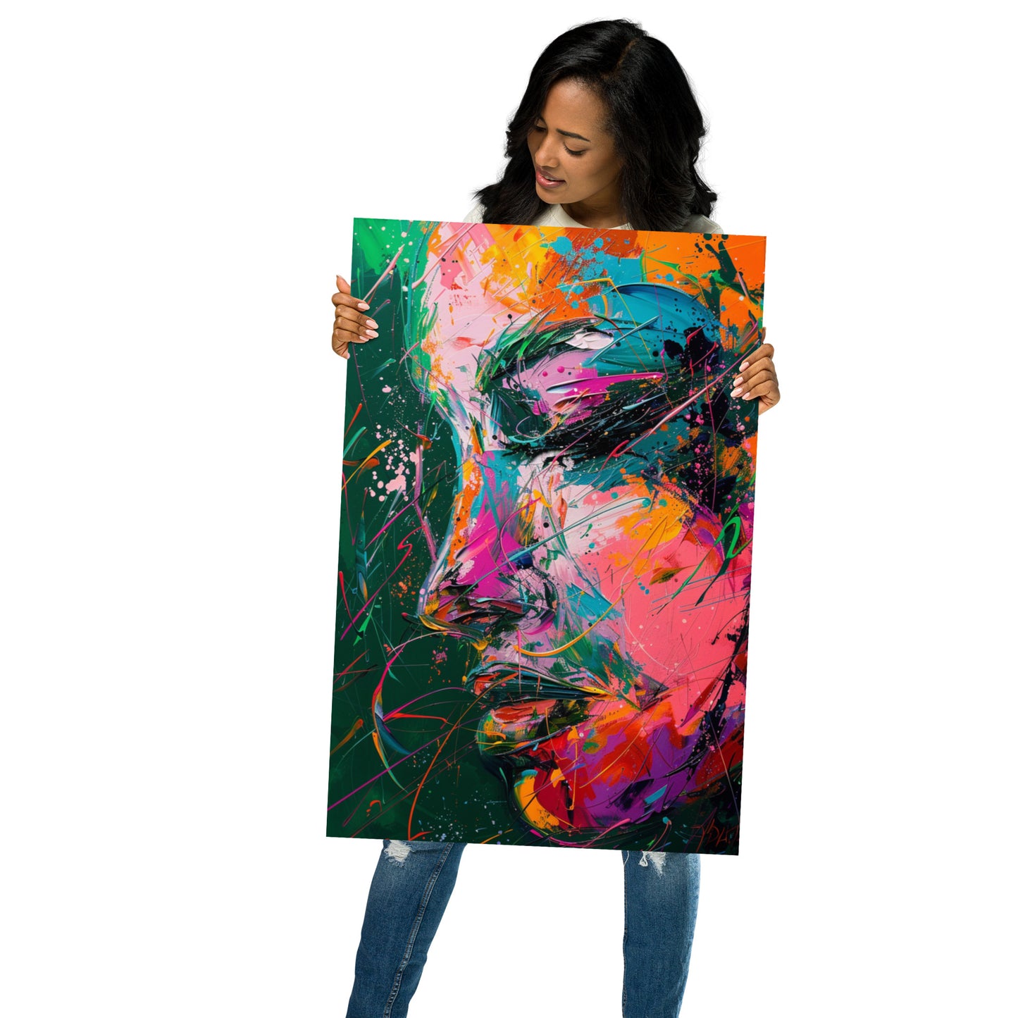 Abstract Portrait Poster