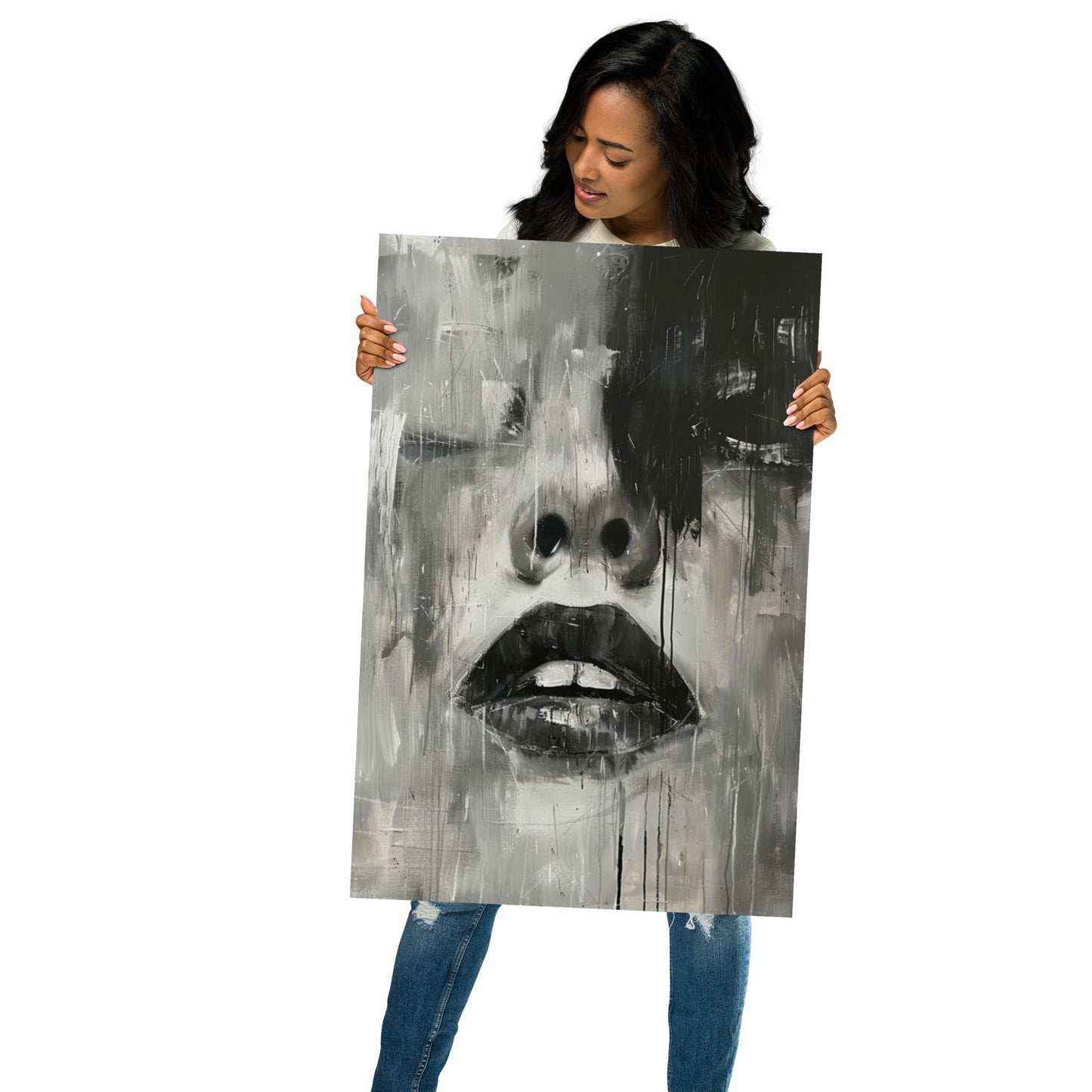 Abstract Portrait Poster