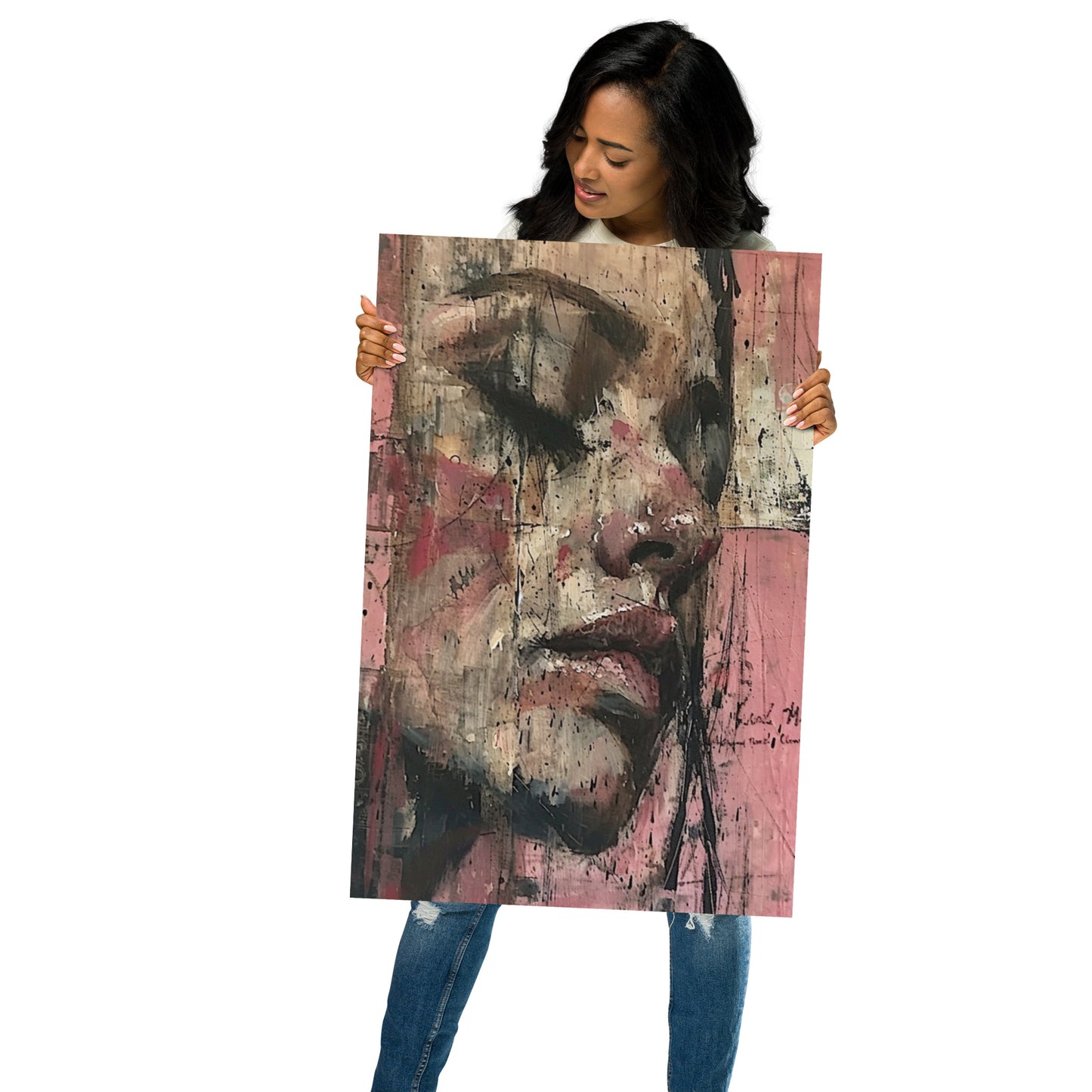 Abstract Portrait Poster