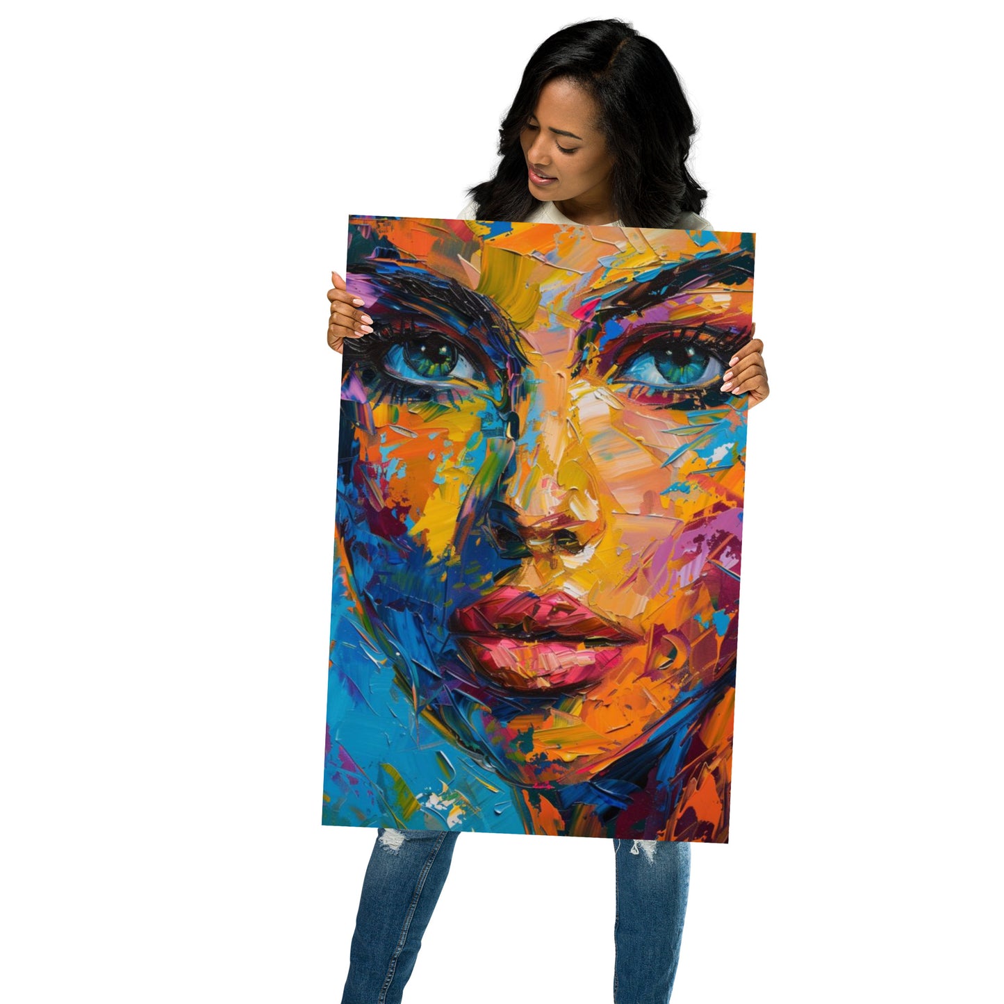 Abstract Portrait Poster