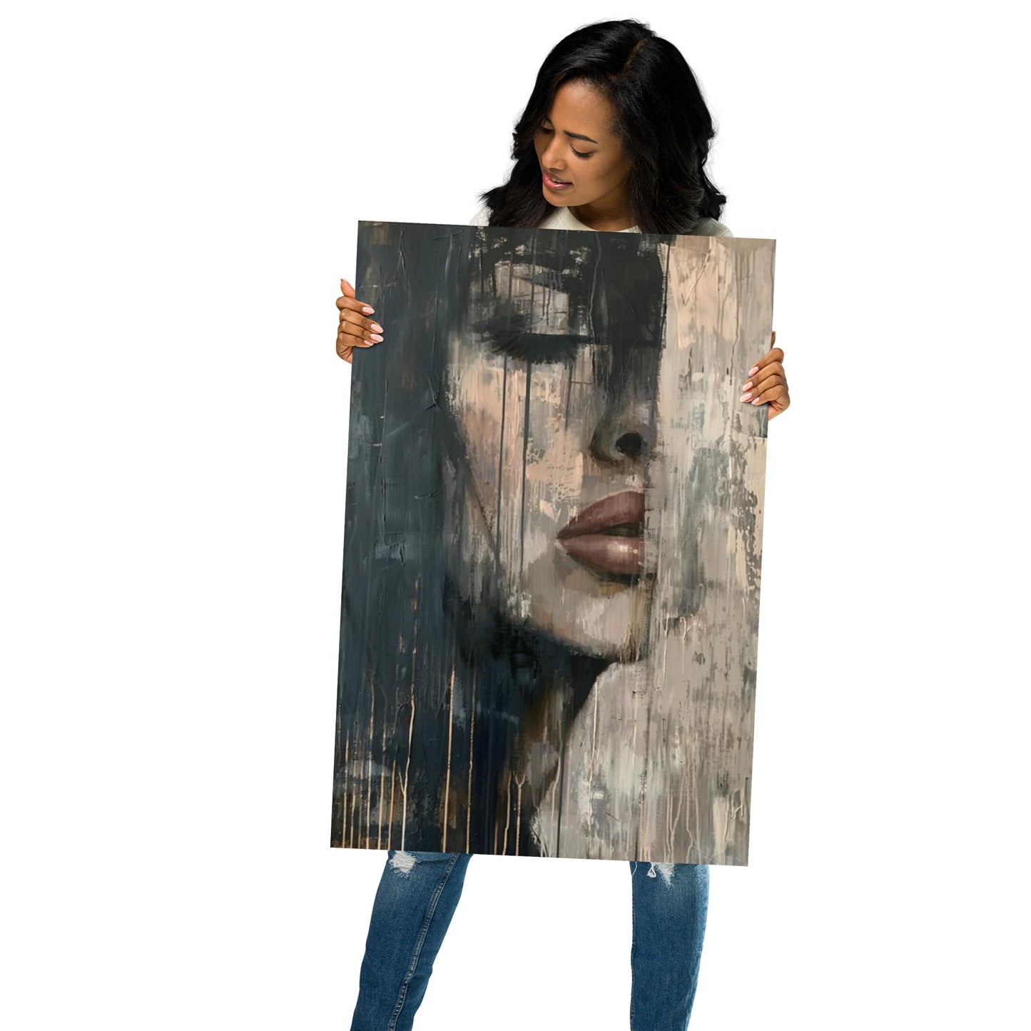 Abstract Portrait Poster